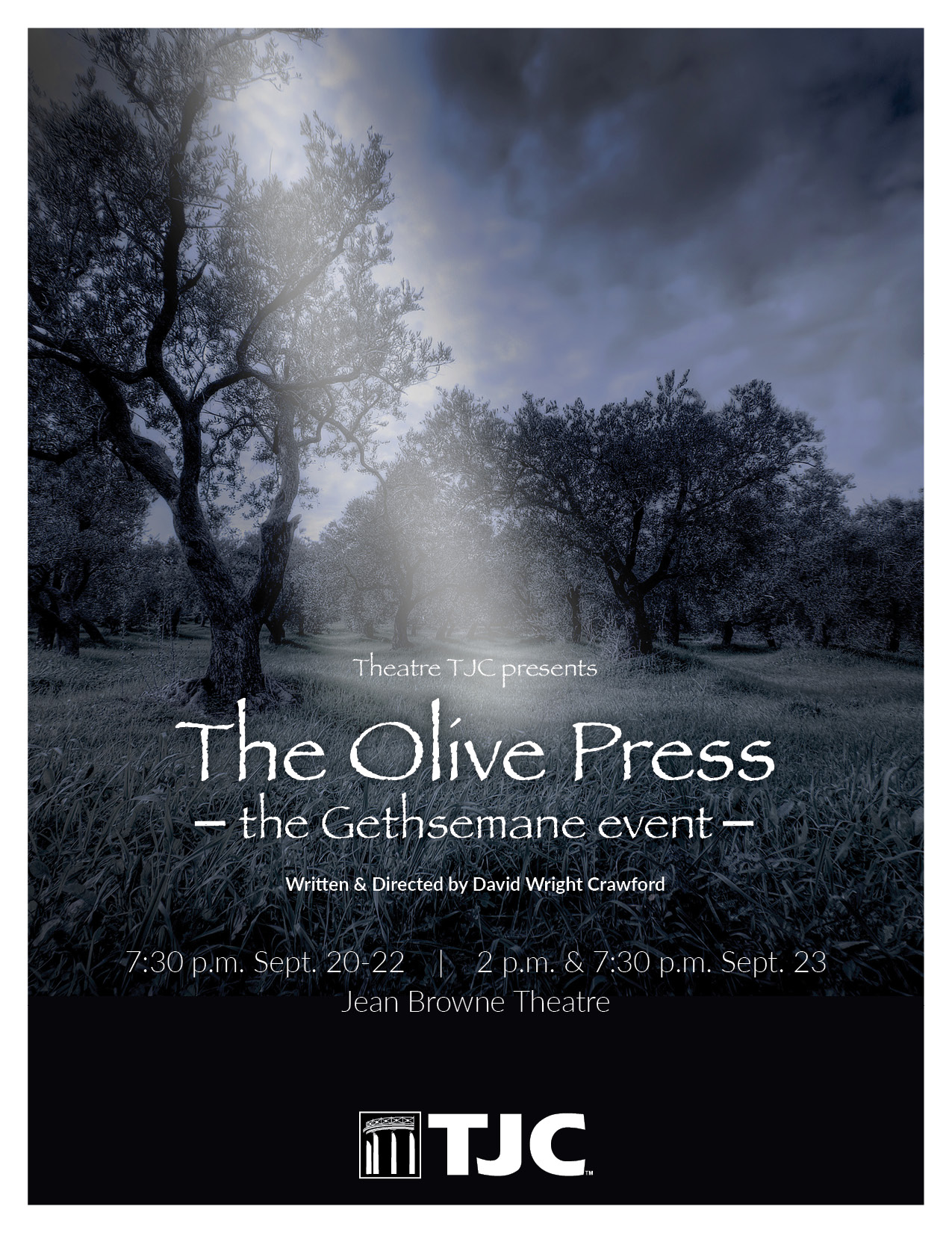The flier for The Olive Press
